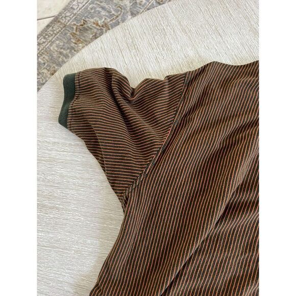 Bocca‎ Classics Miami U Polo. Hurricanes Green & Orange Striped. XXL - Picture 4 of 7